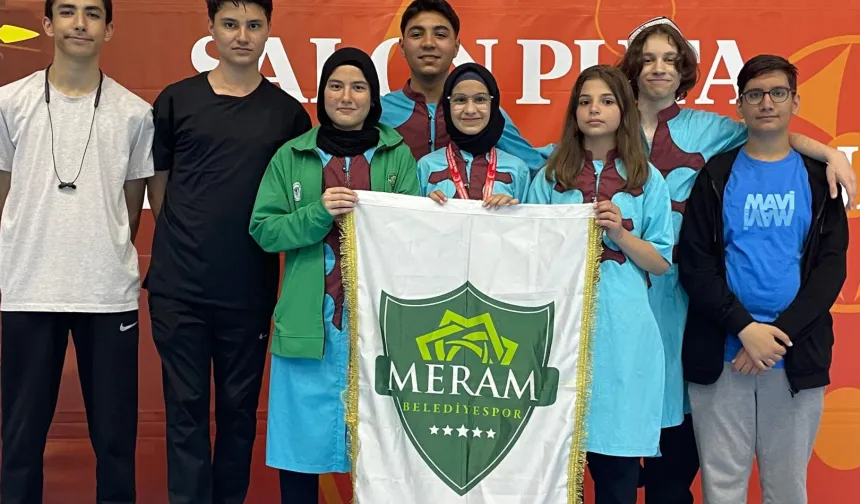 Meram'ın okçuları Konya'ya madalya getirdi