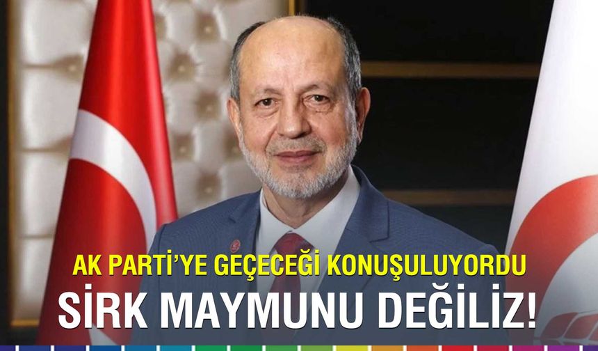 Ali Yüksel’den AK Parti iddialarına sert yanıt: Biz sirk maymunu değiliz!