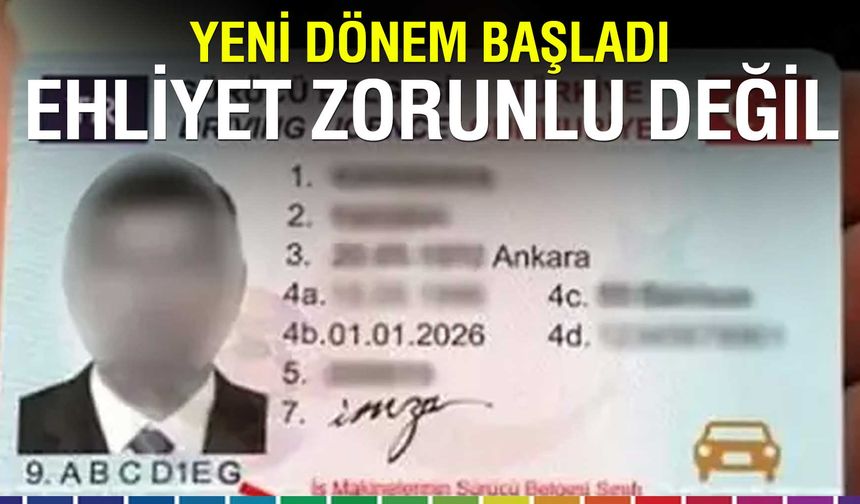 Ehliyeti Unutma Dönemi Bitti: Sürücüler Kimlikle Yola Devam Edecek