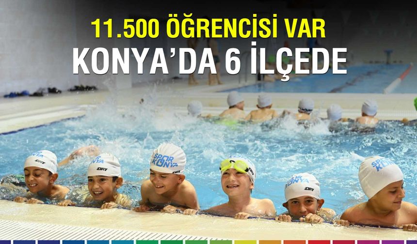 Konya’da Yüzme Bilmeyen 3. Sınıf Öğrencisi Kalmayacak: Projeye Kulu ve Çumra da Dahil Edildi