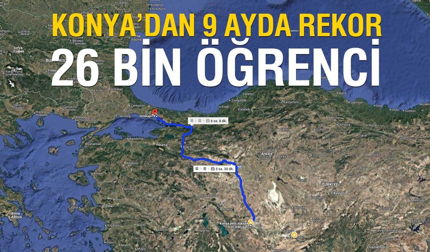 Konya’dan İstanbul’a tarih yolculuğu: 26 bin öğrenci ecdat izinde