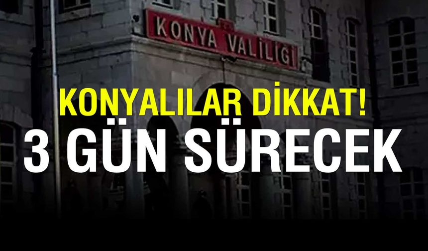Konya Semalarında Ses Duvarı Aşılacak! Valilikten "Endişelenmeyin" Uyarısı