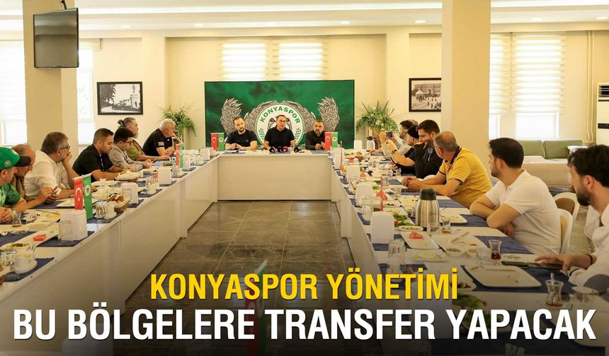 Konyaspor Bu Bölgelere Transfer Yapacak