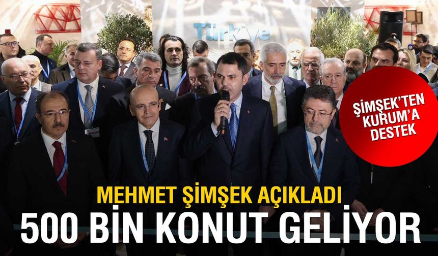 Şimşek’ten Kritik Açıklama: 500 Bin Sosyal Konut Geliyor!
