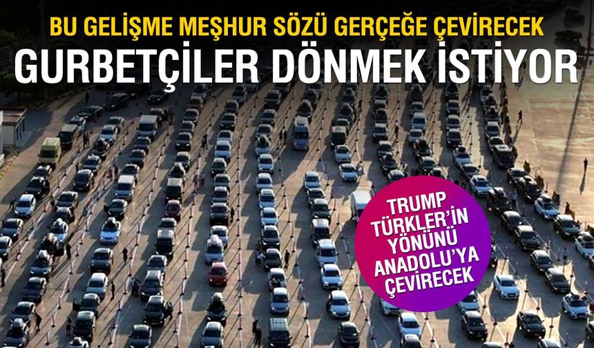 Gurbetçiler Türkiye'de İş Bakıyor