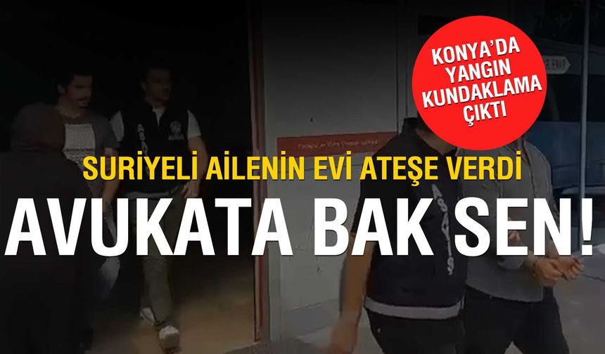 Konya'da Kundaklama