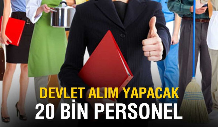 Adalet Teşkilatına 20 Bin Yeni Personel Alımı Müjdesi!
