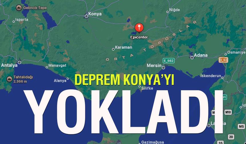 Konya Ereğli’de 2.7 Büyüklüğünde Deprem Korkuttu
