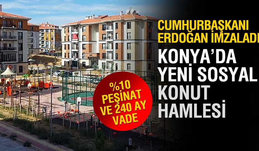 Konya’da Sosyal Konut İçin Acil Kamulaştırma Kararı! TOKİ’den Büyük Hamle