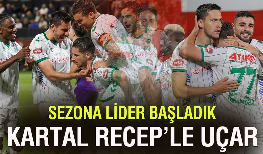 Eyüpspor'u 4-1 Yenen Konyaspor Sezona Lider Başladı