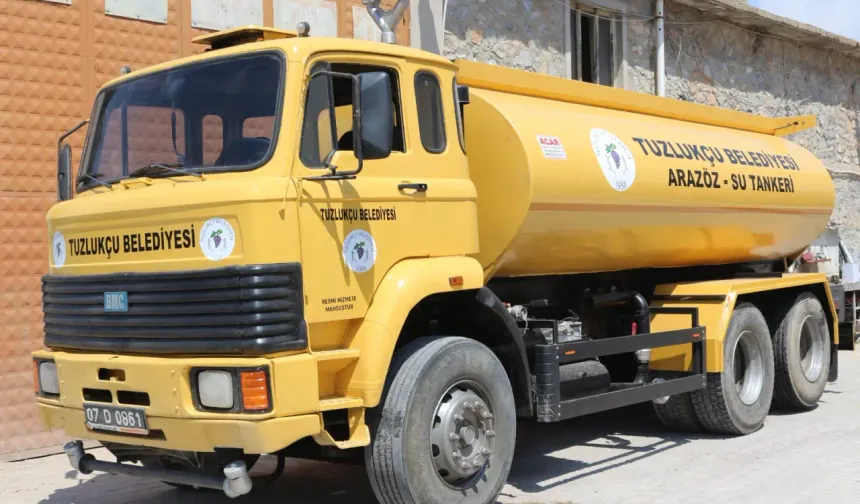 Tuzlukçu Belediyesi'ne 11 Tonluk İkinci Su Arazözü