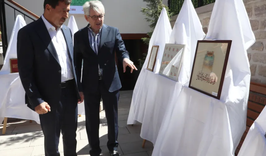 Karatay'da Türk sanatları sergisi açıldı