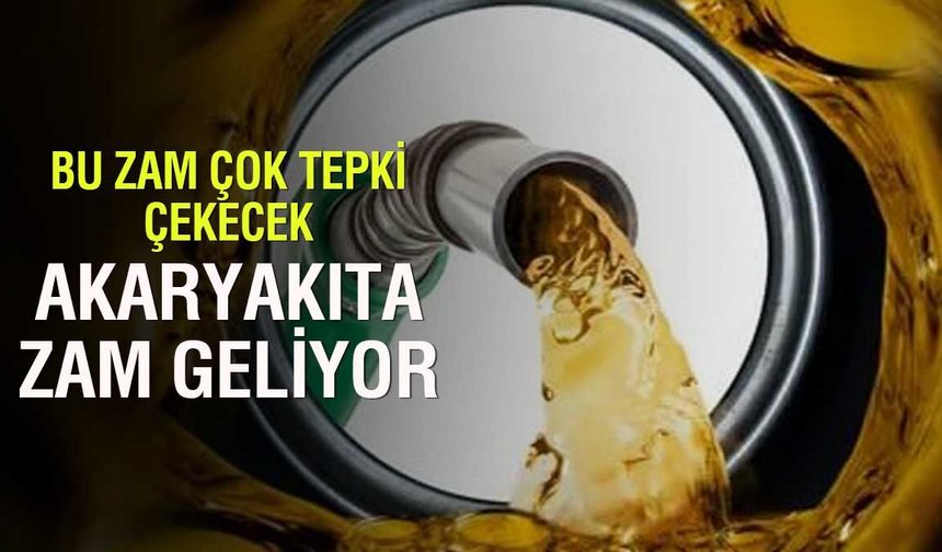 MOTORİNE ÖTV GÜNCELLEMESİ