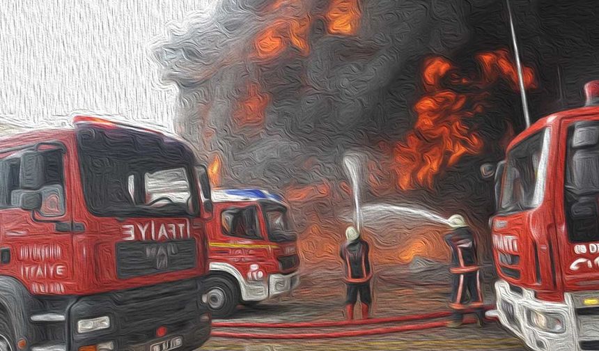 KONYA'DA YANGIN PANİĞİ
