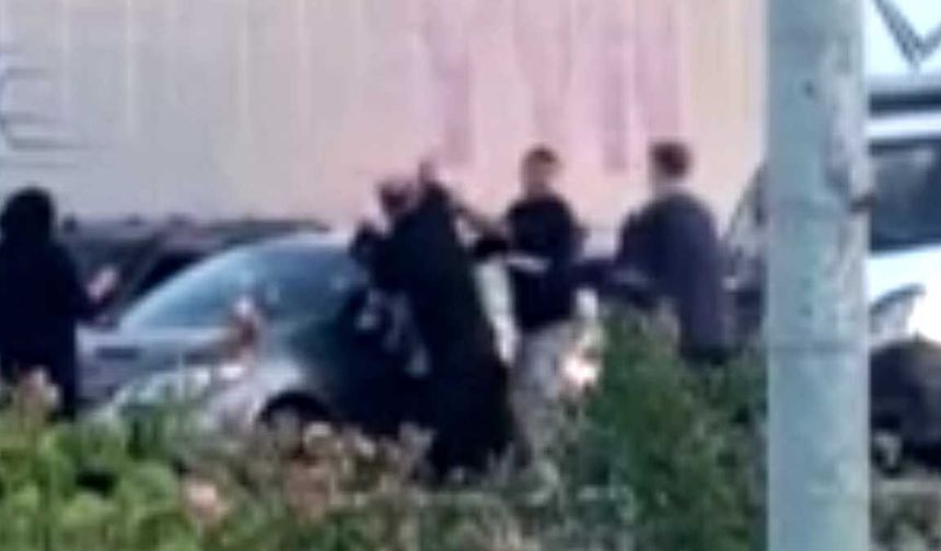 KONYA TRAFİĞİNDE YUMRUKLU KAVGA
