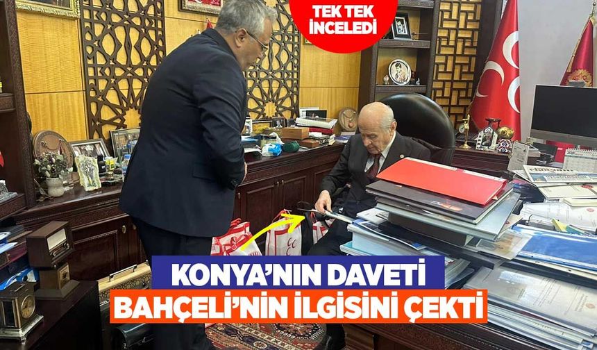 Bahçeli’ye Konya’dan özel davet! Sedat Göncü bizzat iletti