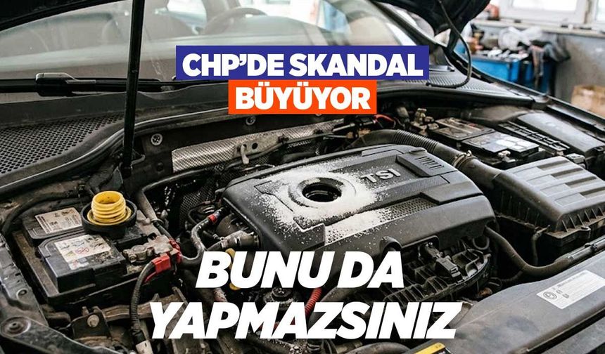 CHP'de Rezalet Büyüyor! Araç Motorlarına Şeker Dökmüşler