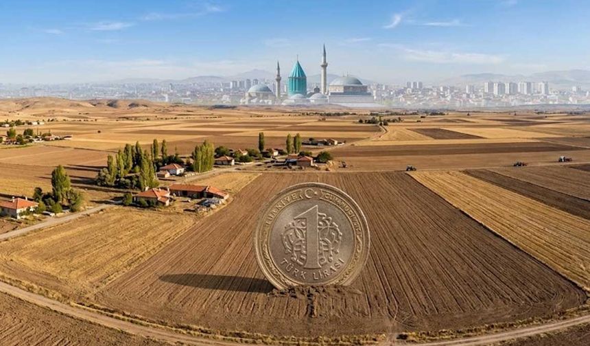 KONYA'DA METREKARESİ 0,97 TL'YE TARLA