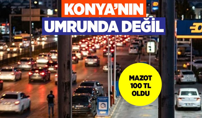 Motorine Gelen Dev Zam Konya'yı Durduramadı