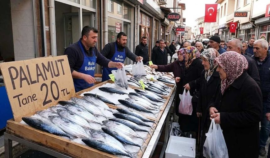 KONYA PALAMUTA DOYDU! 20 TL'YE SATACAKLAR
