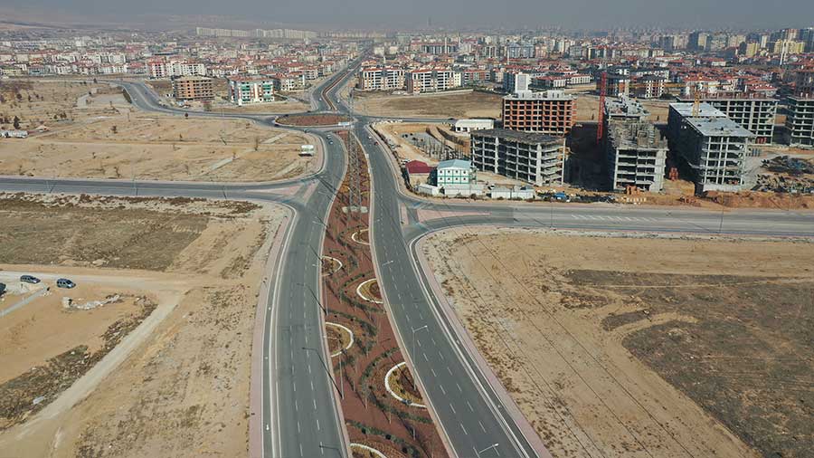 Konya-İstanbul Yolu'na alternatif 14.5 kilometrelik cadde açıldı
