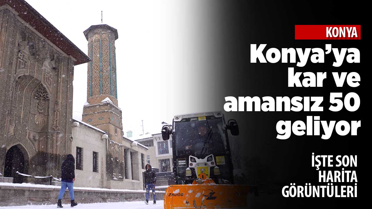 Konya "Amansız Elli" olarak bilinen soğuklarını bekliyor! Zemheri de çok yakın