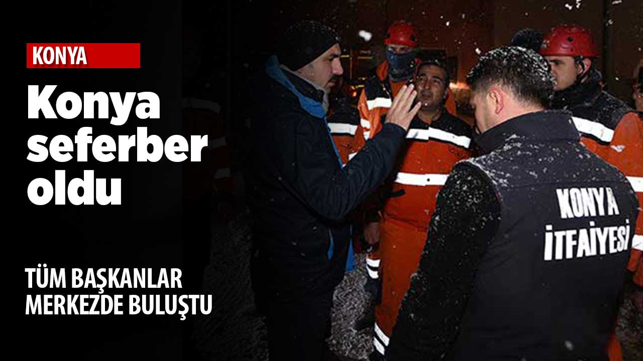 Konya deprem bölgesi için seferber oldu! Başkanlar anında AKOM'a koştu vatandaşlar kan verme yarışında