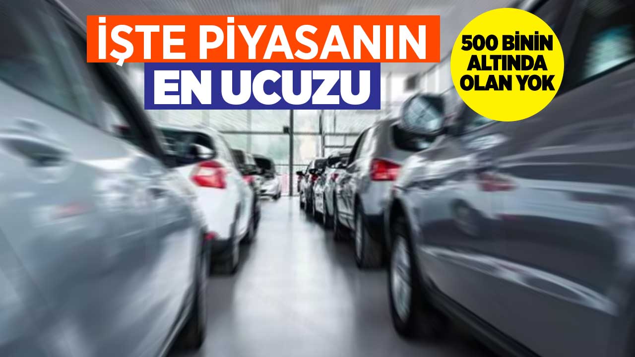 Piyasanın en ucuz sıfır otomobili belli oldu