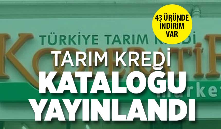 Tarım Kredi Marketleri 1-17 Eylül indirim kataloğunu yayınladı