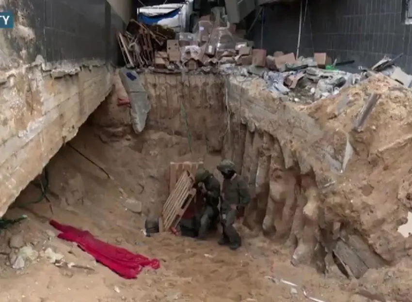 İşte Gazze Tünelleri'nden İlk Görüntü