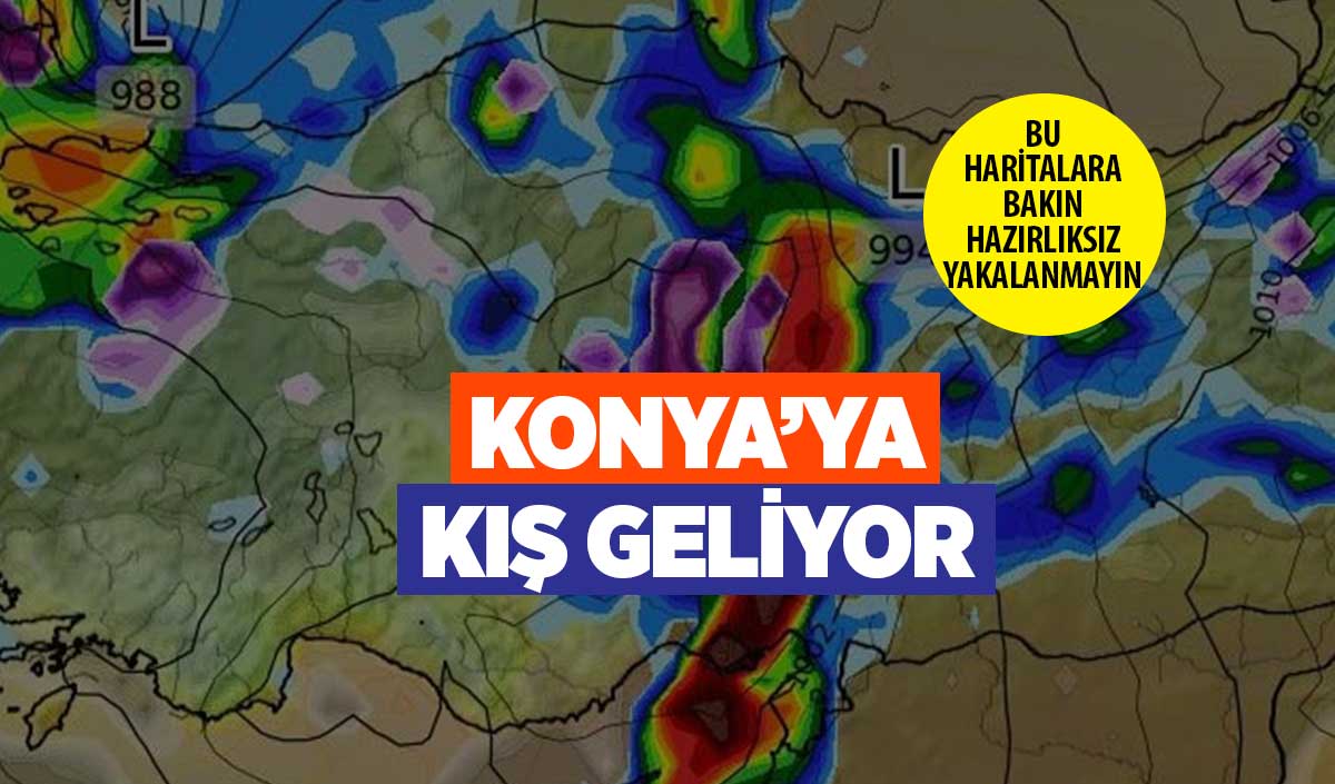 Konya'da kış kendini gösterecek