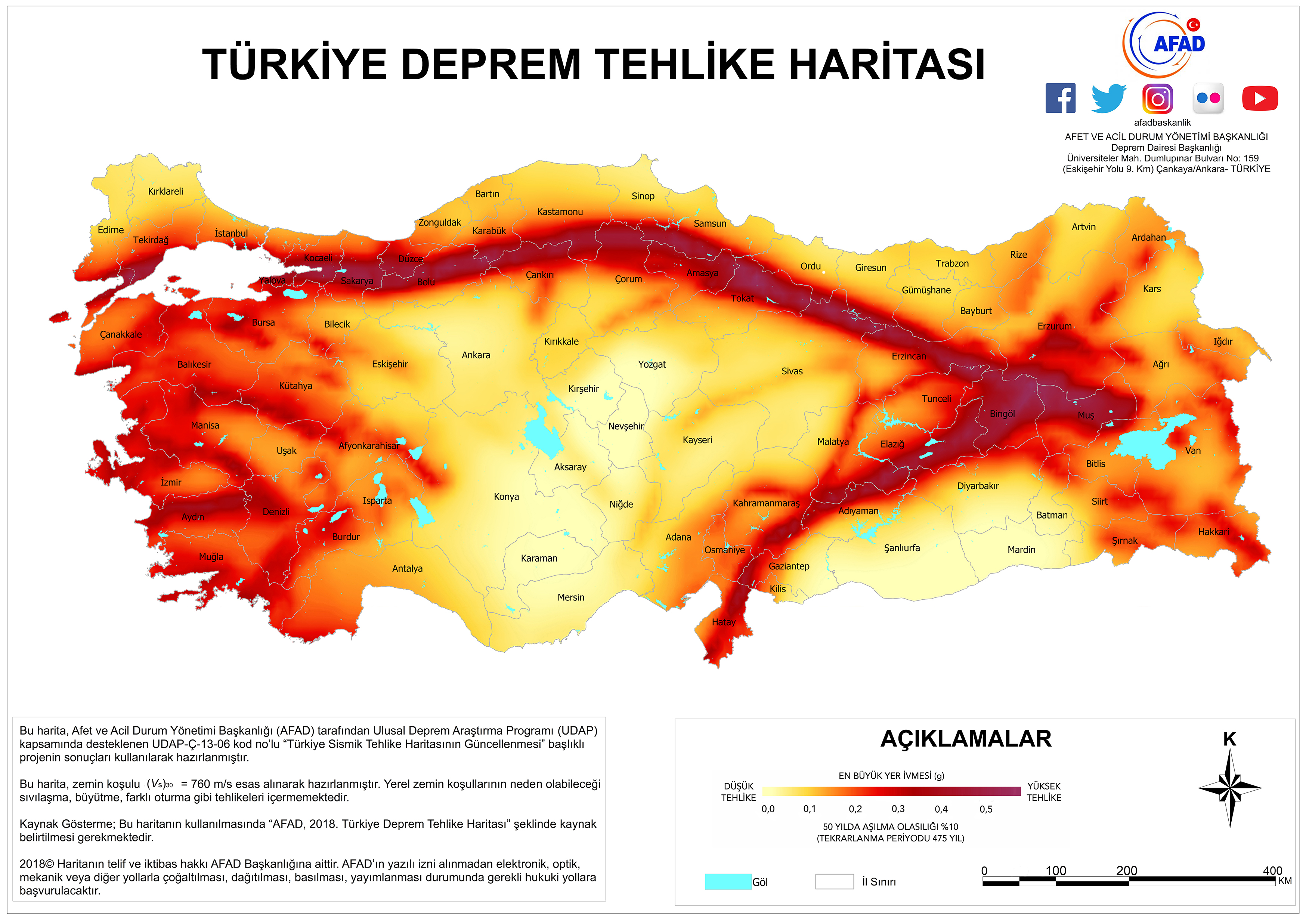 6 Şubat'taki felaketin ardından güncellenen fay hattı haritaları, Konya'nın riskli durumunu açıkça ortaya koyuyor. Ayrıca, vatandaşlar e-devlet hesapları üzerinden giriş yaparak kendi konumlarında deprem riskini hesaplayabiliyor.