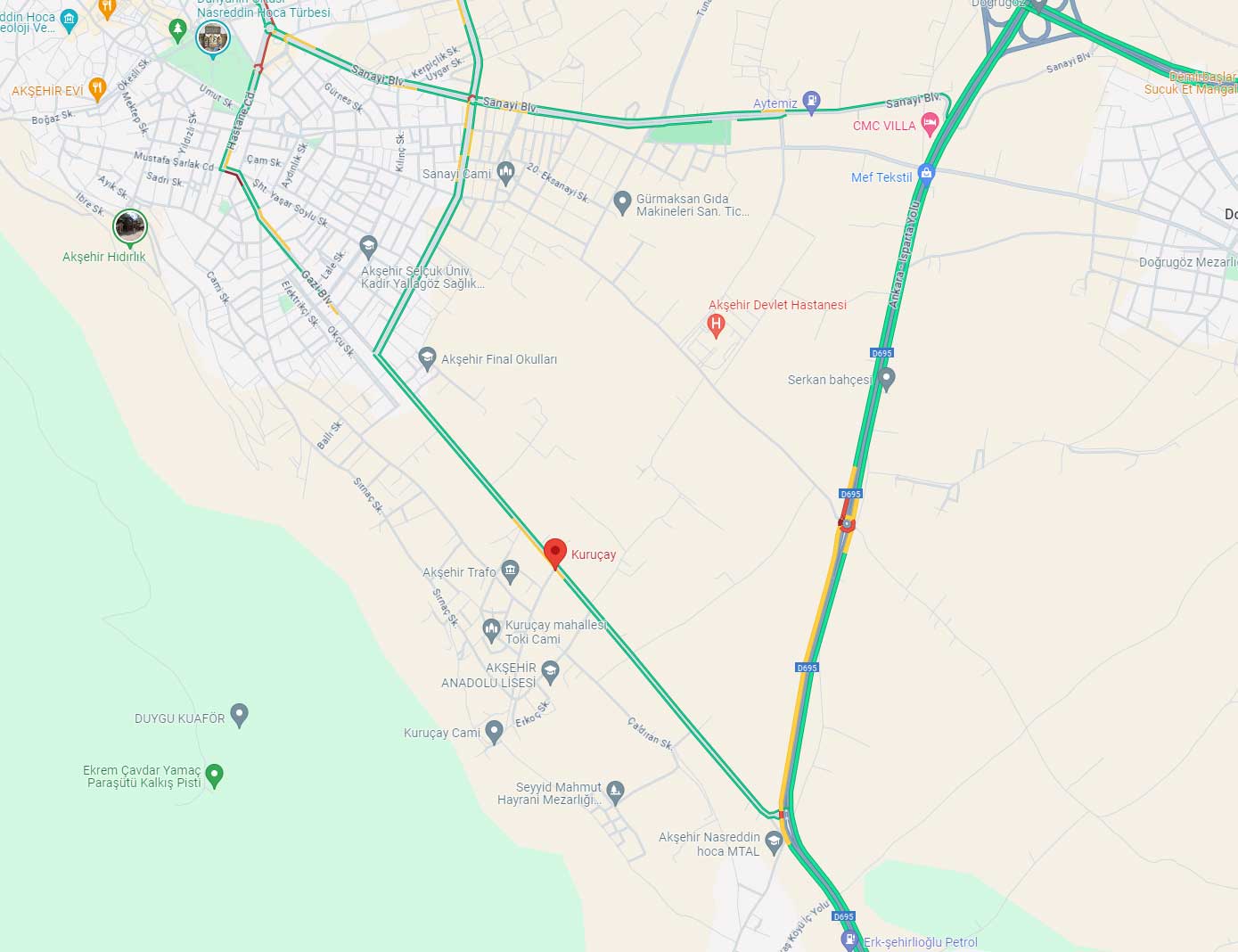 Konya Akşehir Trafik Kazası 02 Ağustos 2024