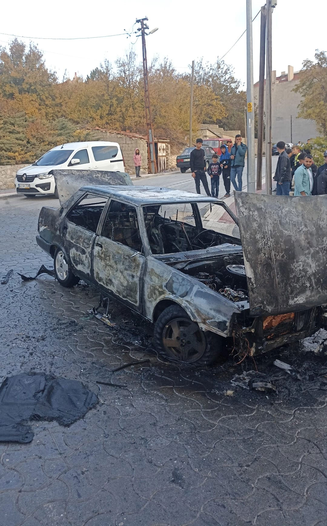 Konya Araç Yangını Detay 2