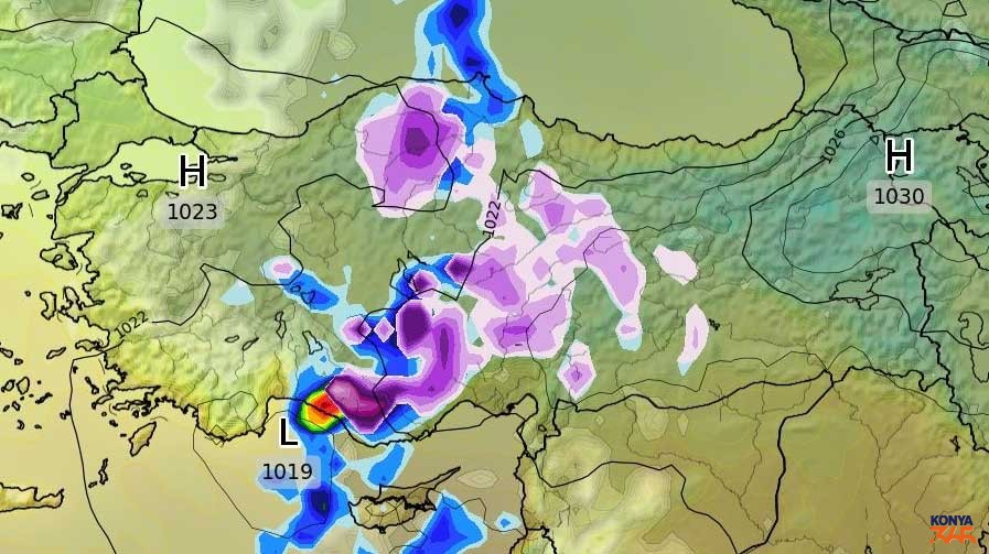 Konya Kar Tahmini Yapildi