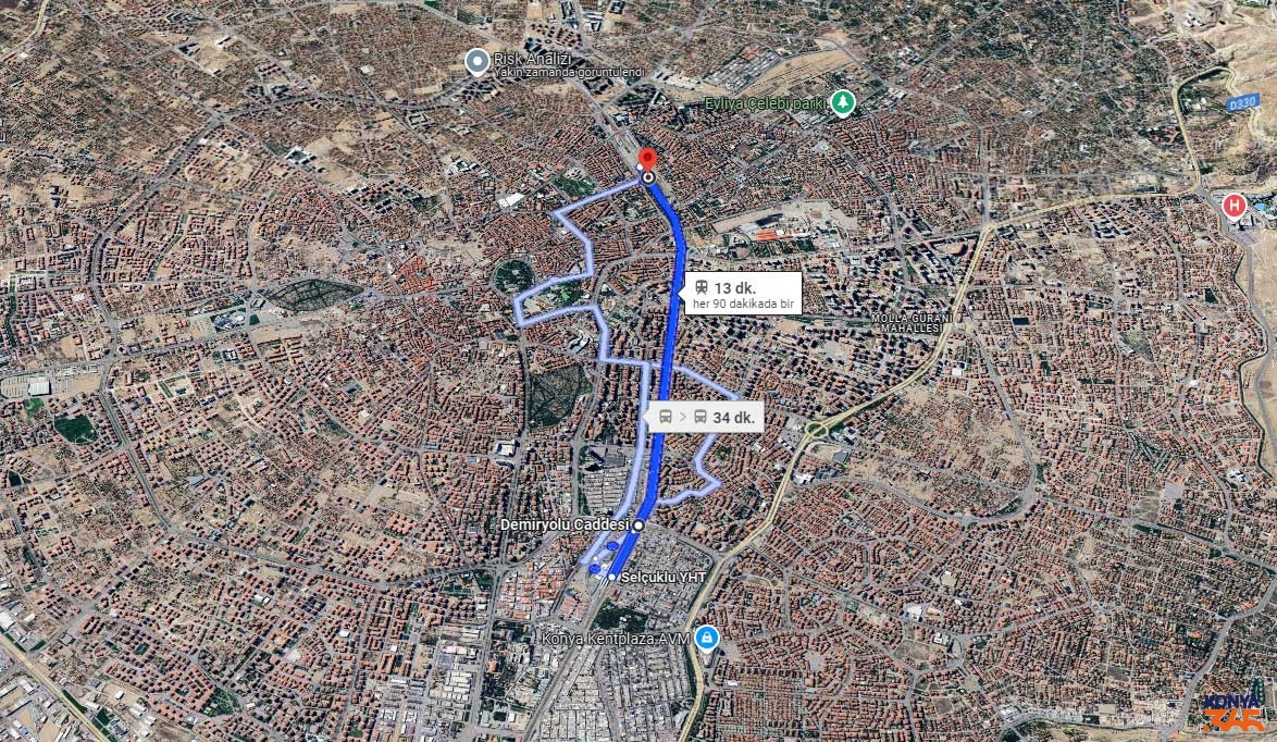 Konya Sanayi Koprusu Kapatilacak