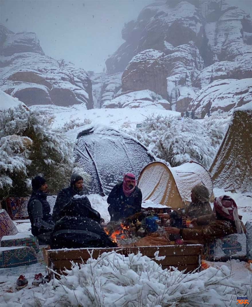 Suudi Arabistan Kar Yagdi 3