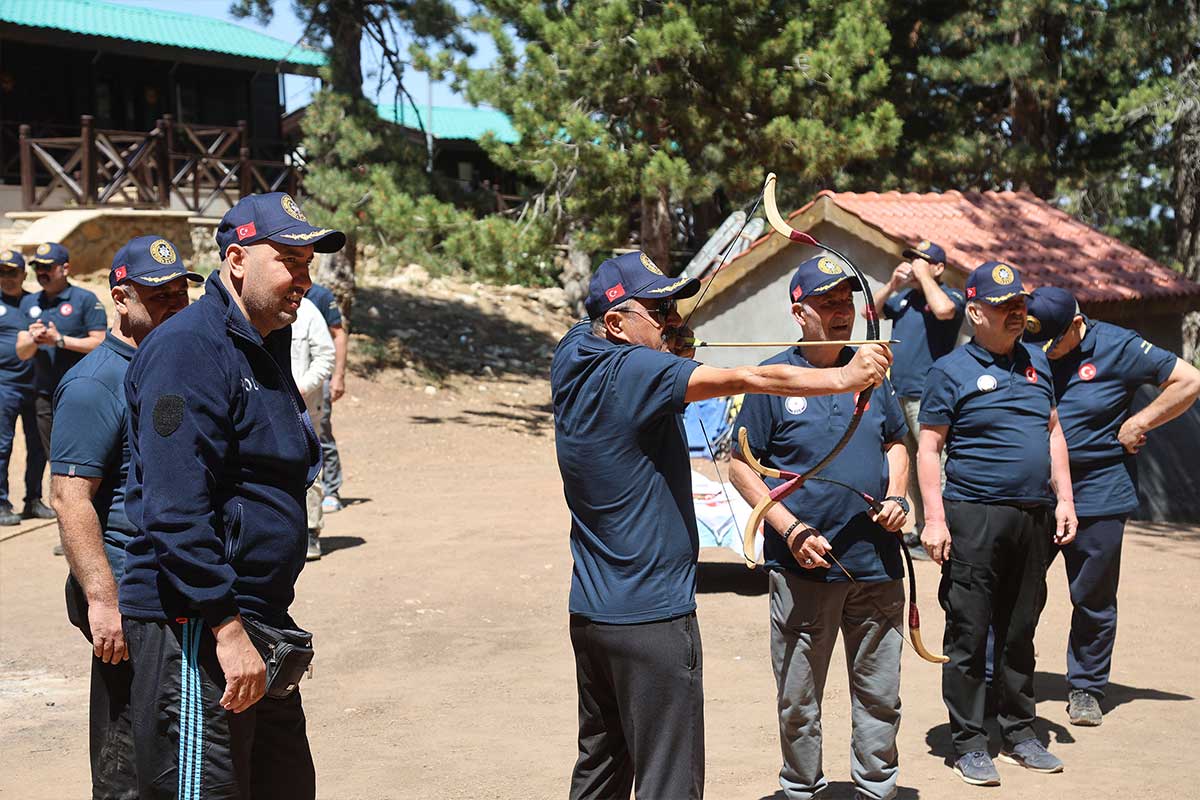 Özel Harekât gazileri sabah sporu etkinliğinde