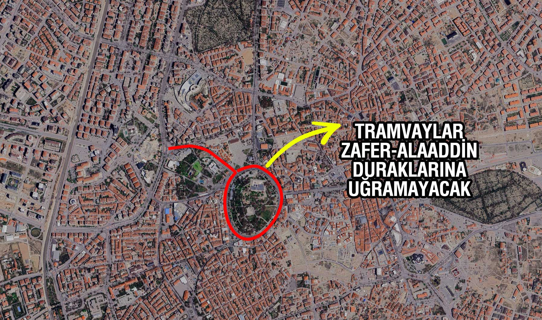 Tramvay Seferleri Duracak Konya