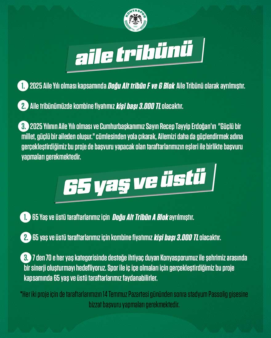 Konyaspor Kombine Kampanyasi 2