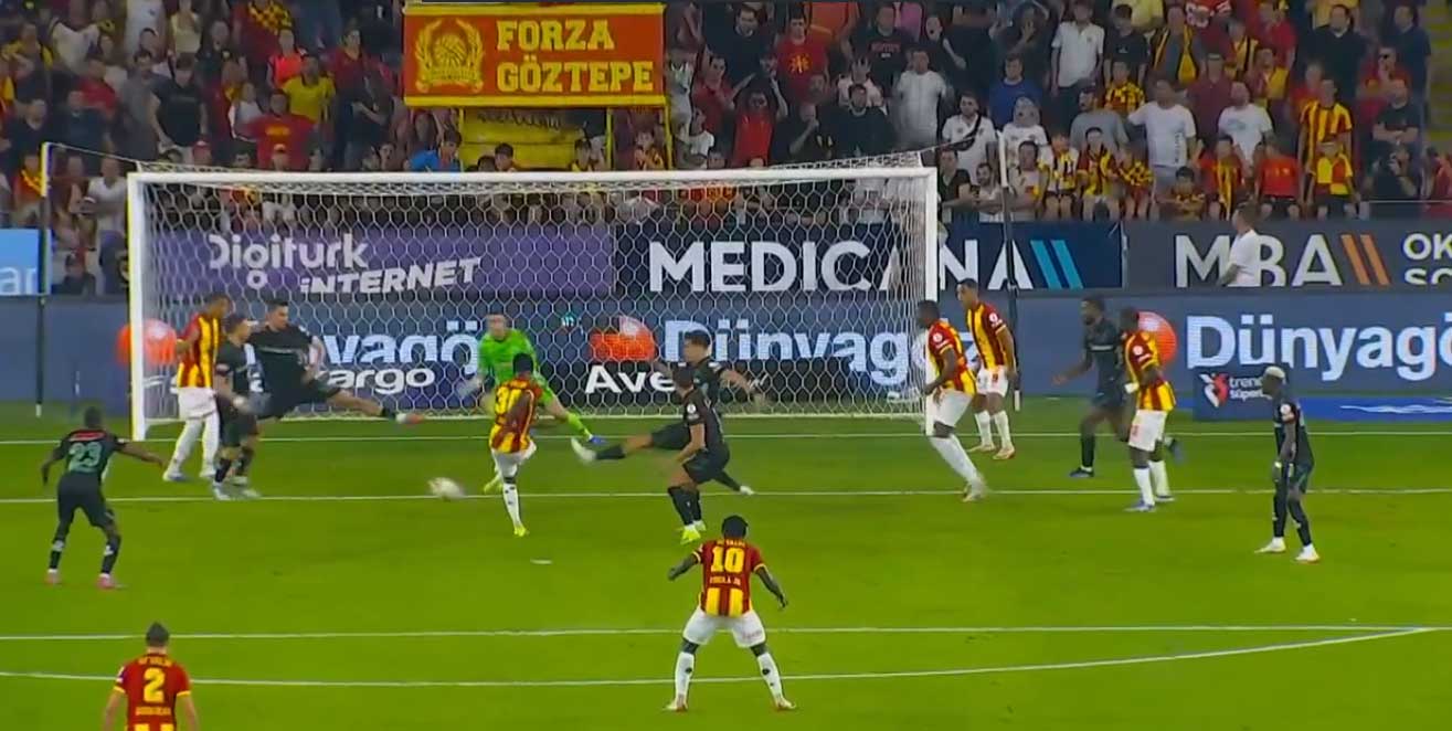 Goztepe Konyaspor Ilk Gol