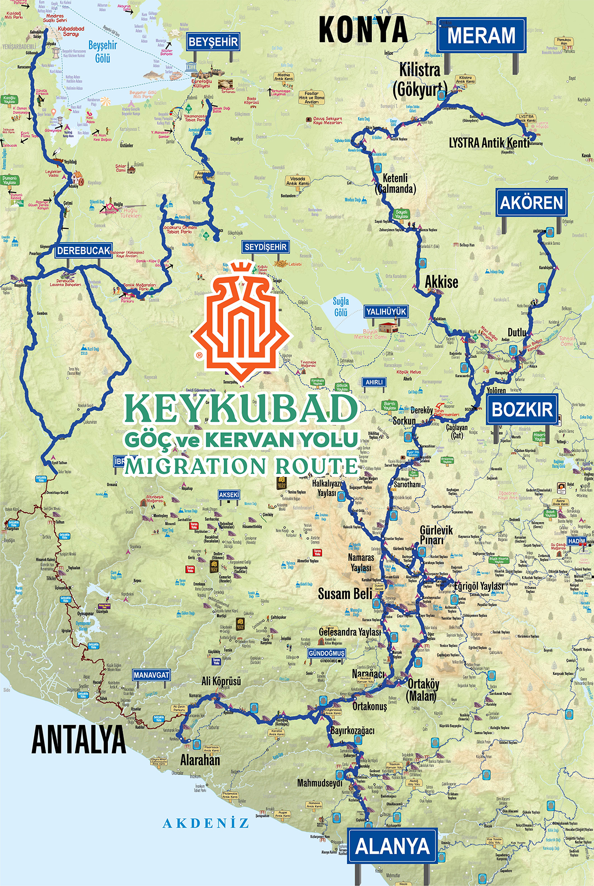 Konya Alanya Anlasma Kral Yolu