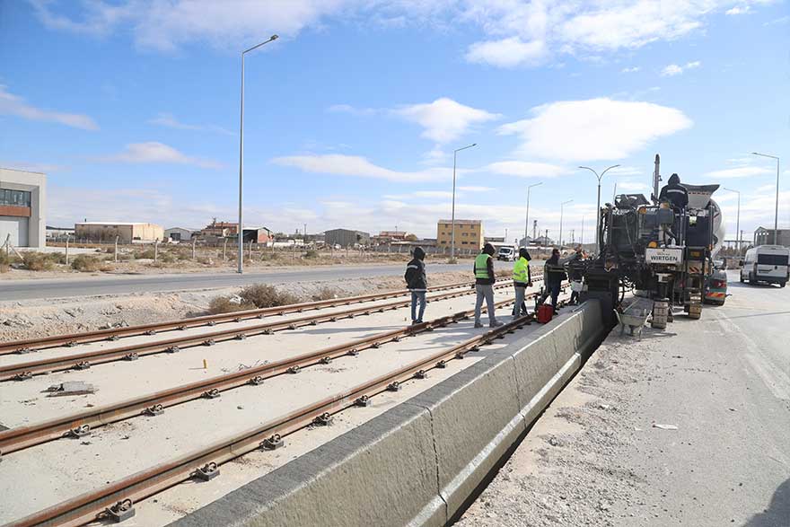 Konya Tramvay Hatti Insaati 1