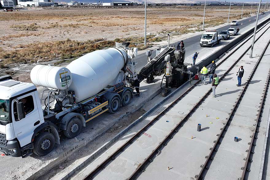 Konya Tramvay Hatti Insaati 2
