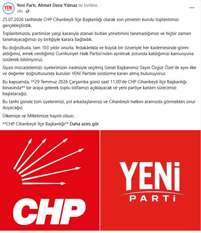 Chp Istifa Konya