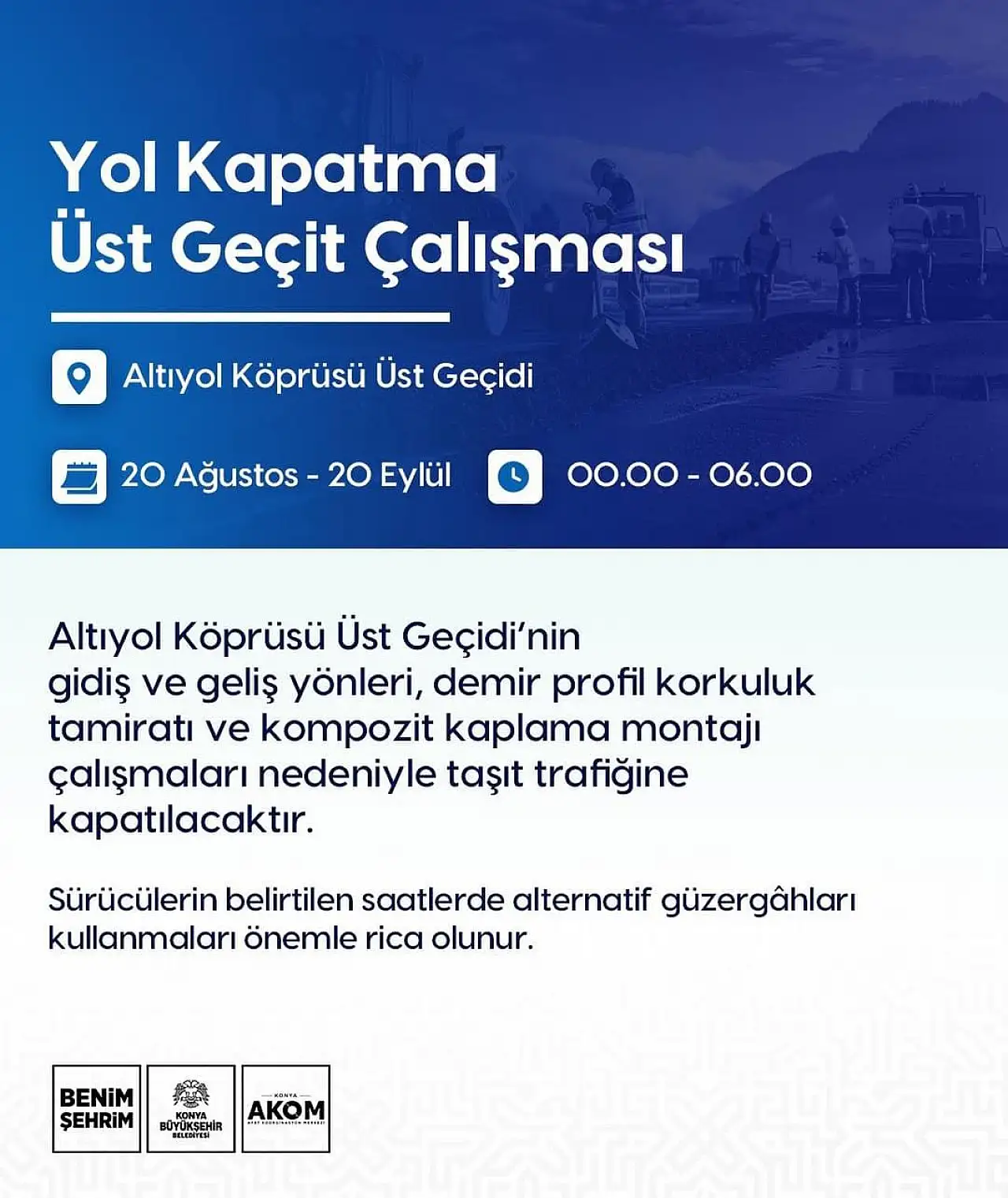 Akom Altıyol Uyarısı