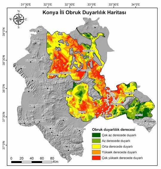 Konya Çöküntü Haritası