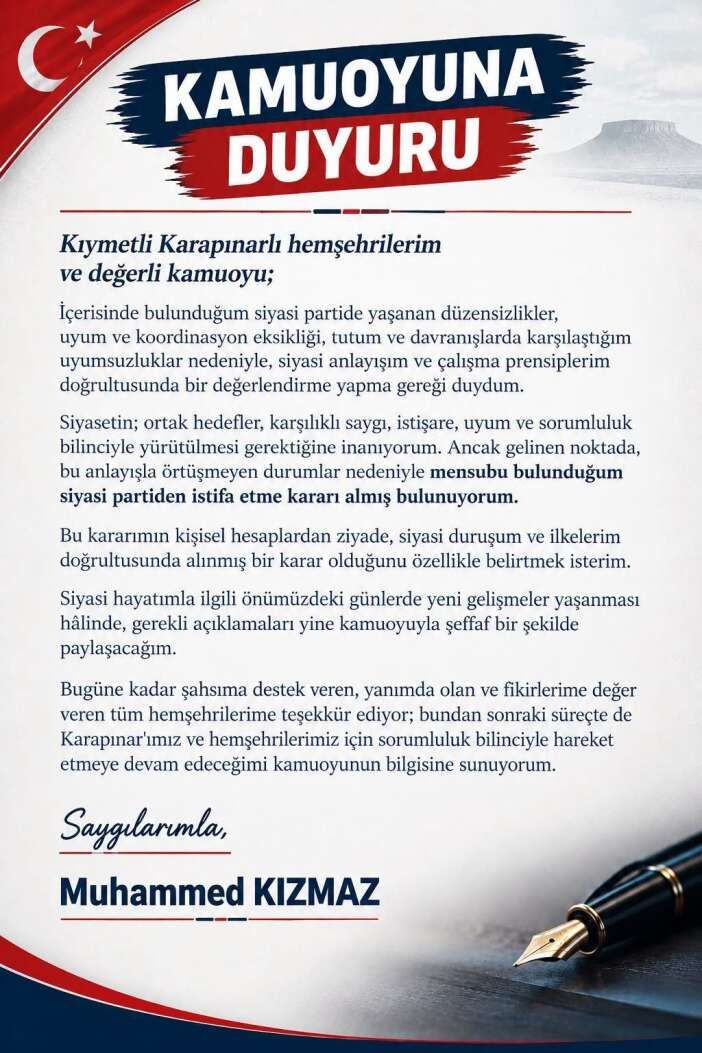 Yrp Istifa